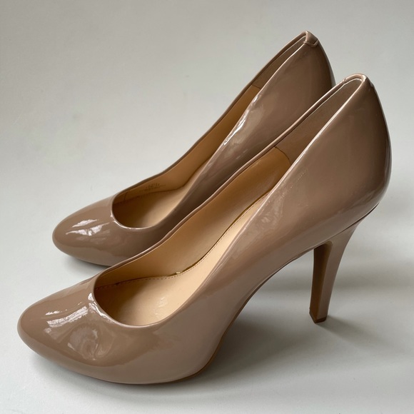 Jessica Simpson Shoes - Jessica Simpson Malia Nude Patent Pump Women Shoes